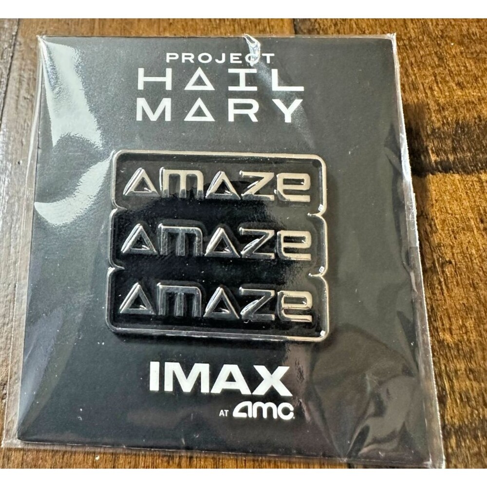 Project Hail Mary Enamel Pin Theatre IMAX AMC Exclusive